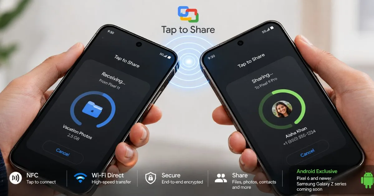 google-tap-to-share-feature-android