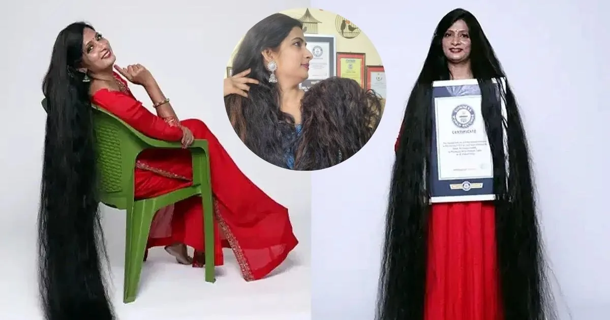 46-year-old Smita Srivastava from Uttar Pradesh, India, set a Guinness World Record