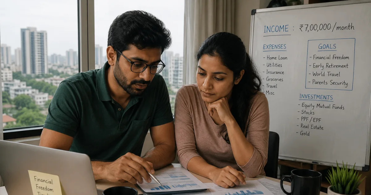 മാസശമ്പളം 7 ലക്ഷം രൂപ; എങ്ങനെ ചെലവഴിക്കണമെന്നറിയാതെ സഹായം അഭ്യർത്ഥിച്ച് ഇന്ത്യൻ ദമ്പതികൾ മാസശമ്പളം 7 ലക്ഷം രൂപ; എങ്ങനെ ചെലവഴിക്കണമെന്നറിയാതെ സഹായം അഭ്യർത്ഥിച്ച് ഇന്ത്യൻ ദമ്പതികൾ
