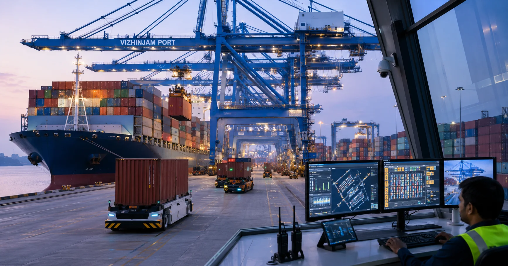 vizhinjam-port-container-tracking-technology