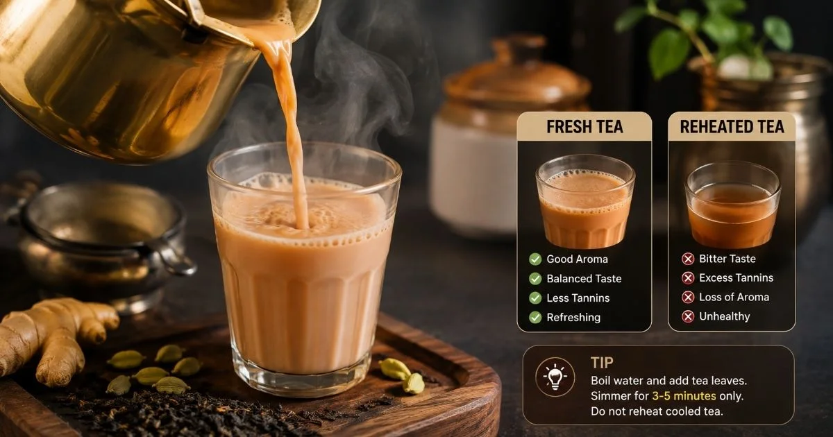 why-reheated-tea-tastes-bitter-science